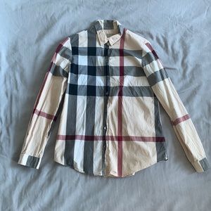 Authentic Burberry collared shirt